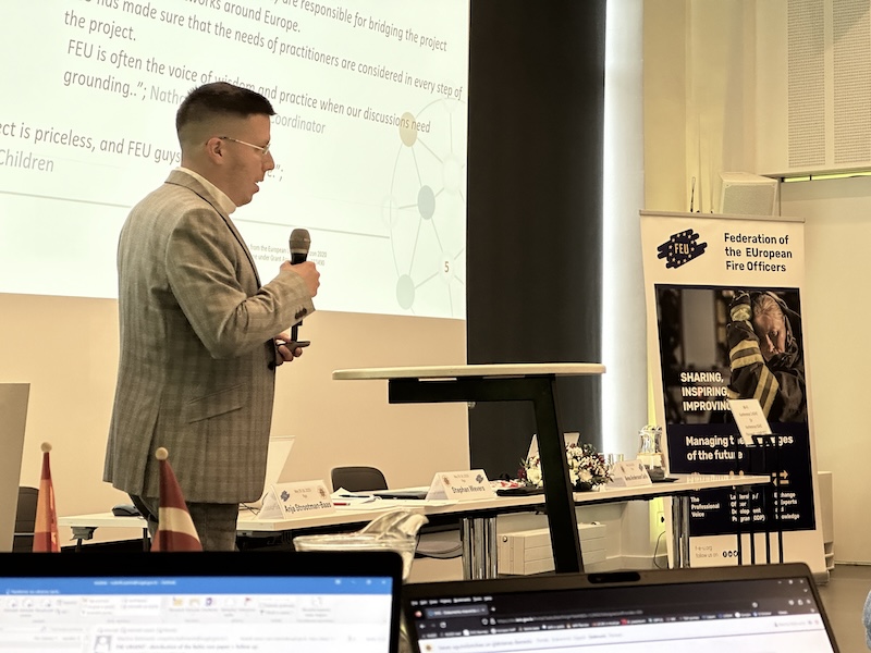 Gasper Bizjak, FEU conference, Riga